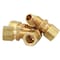 Everflow 1/2" O.D. COMP x 3/8" MIP Reducing Adapter Pipe Fitting, Lead Free Brass C68R-1238-NL - alternate 3